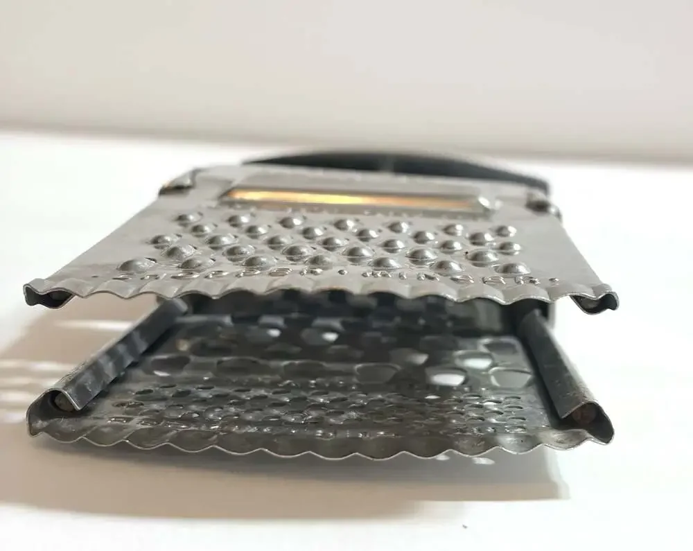 Vtg. Stainless Vegetable Slicer, Coarse Grater, Fine Grater, Chopper & Mincer